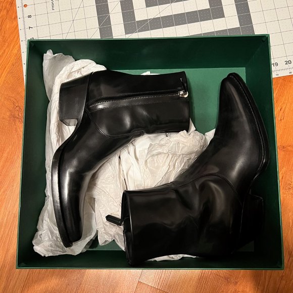 Calvin Klein 205W39NYC x Raf Simons Leather Boots - Picture 4 of 5